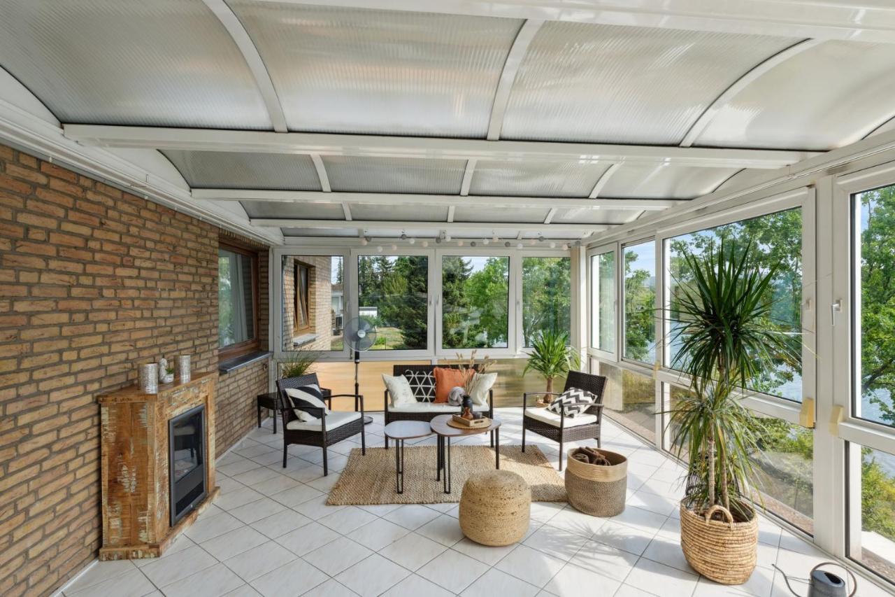 Charysma - Chillout-Loft, Wintergarten, E-Kamin, Massage-Sessel, Schlafzimmer Mit Smart-Tv, 2 Parkplaetze Hamelin Esterno foto
