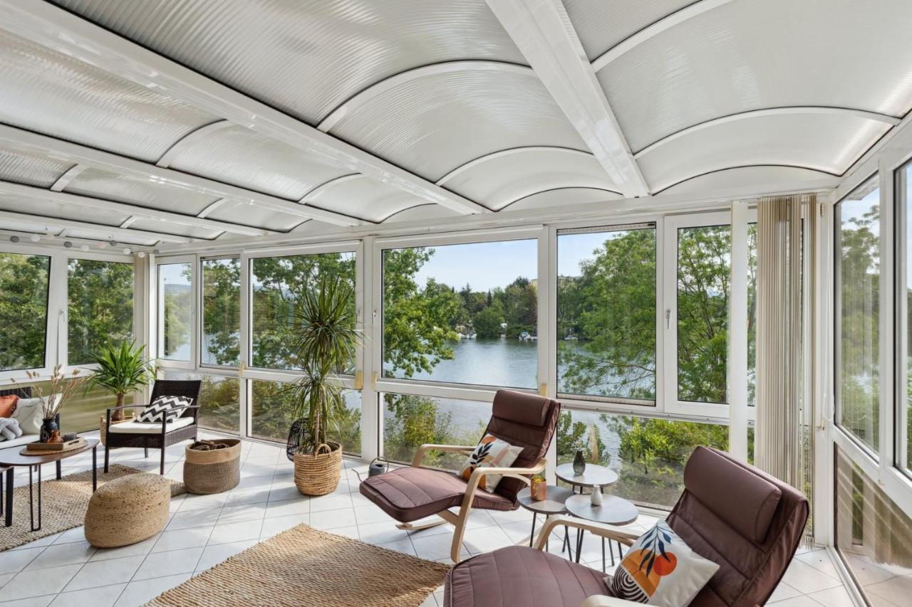 Charysma - Chillout-Loft, Wintergarten, E-Kamin, Massage-Sessel, Schlafzimmer Mit Smart-Tv, 2 Parkplaetze Hamelin Esterno foto